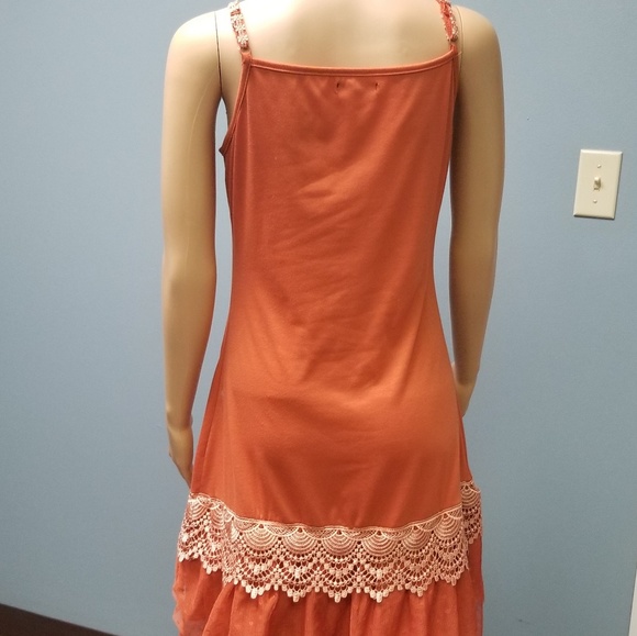Ryu Anthropologie Women's Camisole Lace TunicDress - Picture 3 of 4